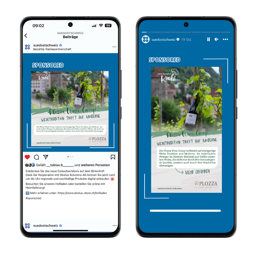 Beispiel Social Media Push