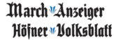 March Anzeiger &amp; Höfner Volksblatt